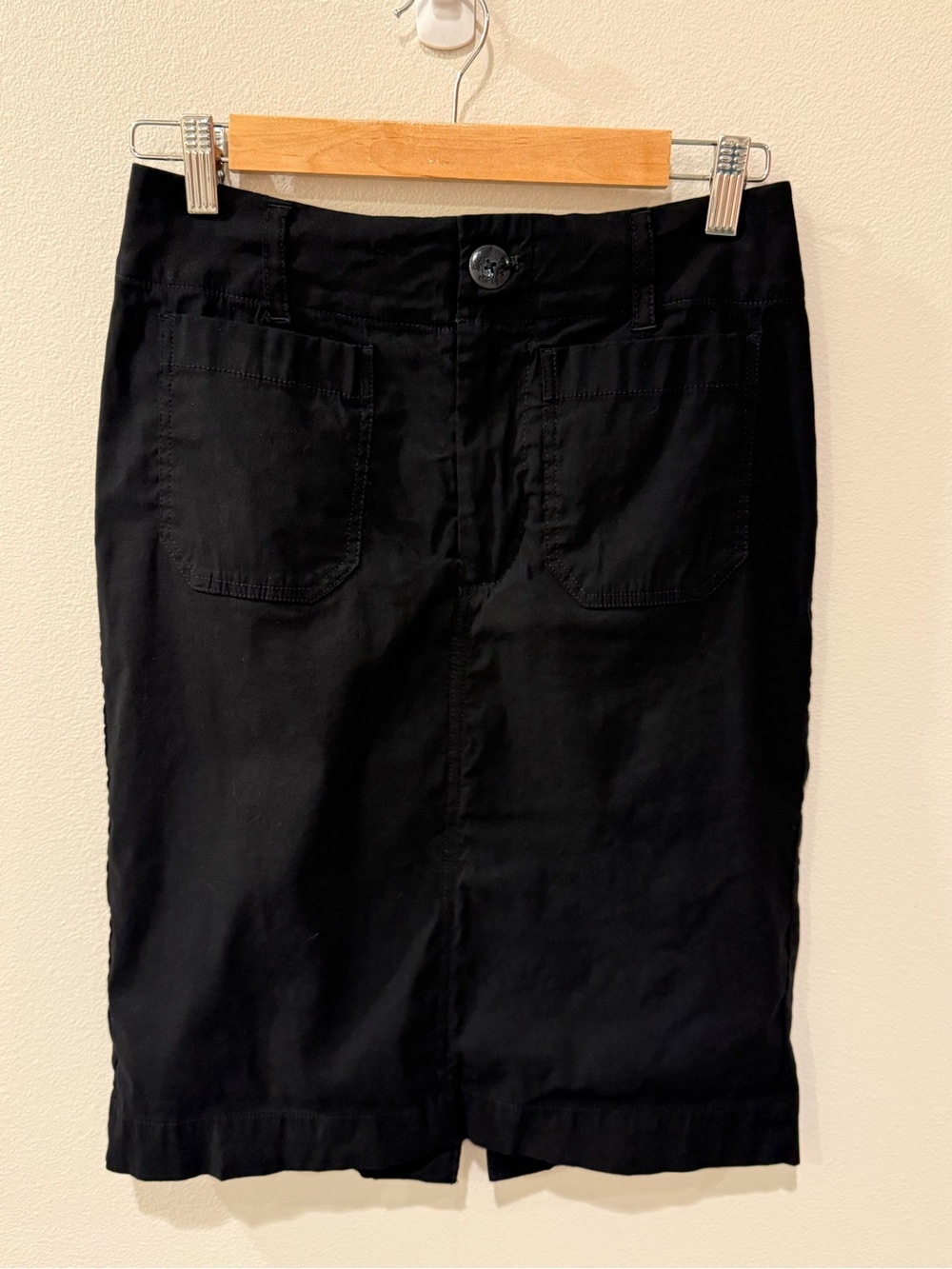 Anthropologie Maeve Colette Black Pencil Skirt